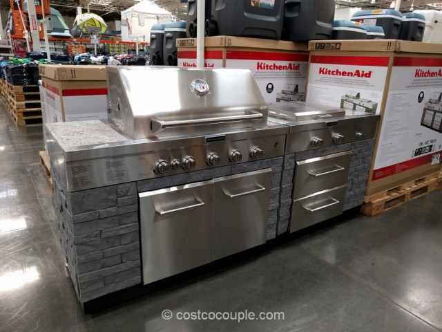 Costco Outdoor Kitchen
 Kitchen Aid 7 Burner Outdoor Island Gas Grill