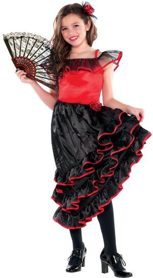 Costumes For Kids In Party City
 Girls Spanish Dancer Costume Party City