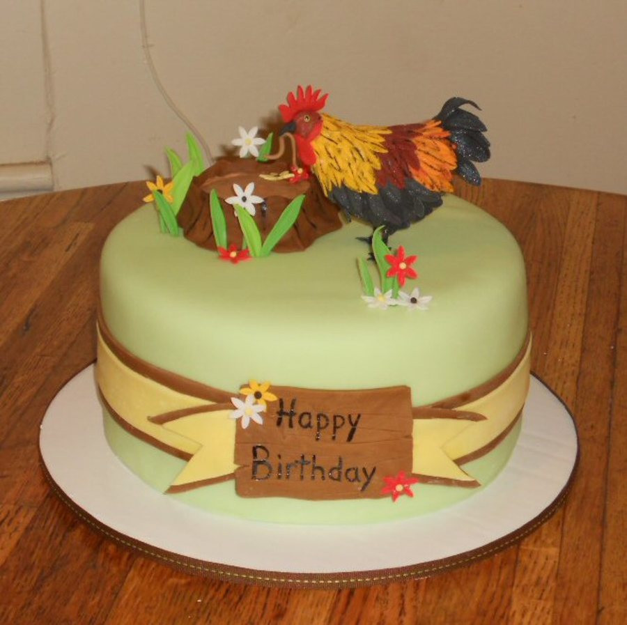 Country Birthday Cakes
 Country Scene Birthday Cake CakeCentral