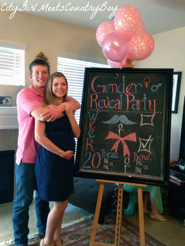 Country Gender Reveal Party Ideas
 City Girl Meets Country Boy GENDER REVEAL PARTY & 20 WEEKS