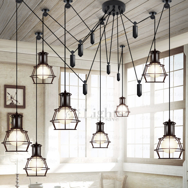 Country Kitchen Lights Fixtures
 10 light Country Style Industrial Kitchen Lighting Pendants