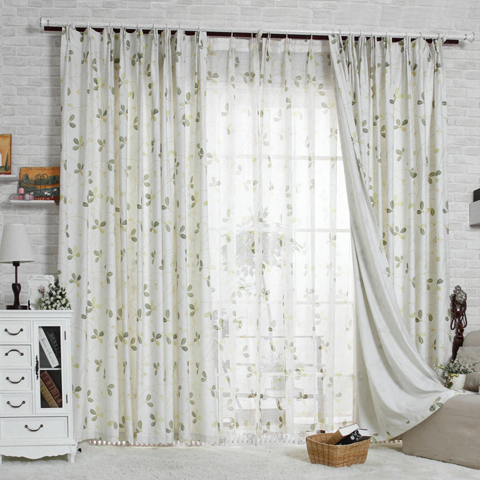 Country Living Room Curtains
 Beautiful Floral Country Style Living Room Curtains