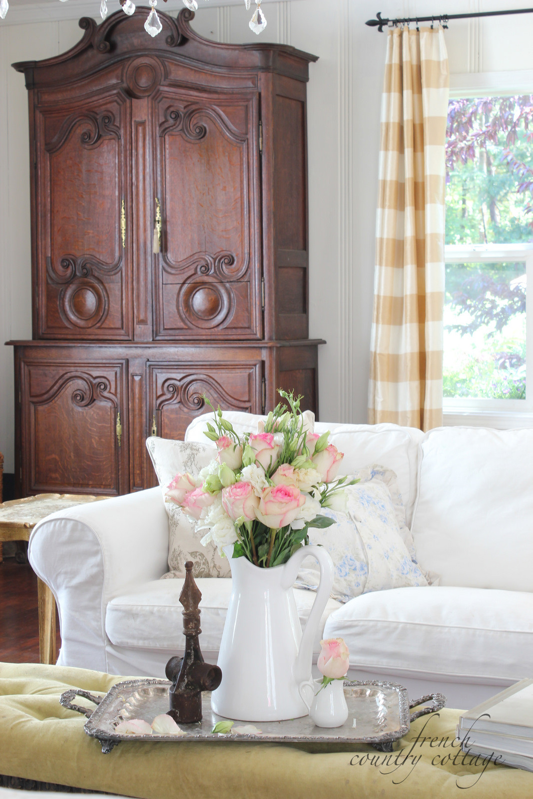 Country Living Room Curtains
 Summer Living Room FRENCH COUNTRY COTTAGE