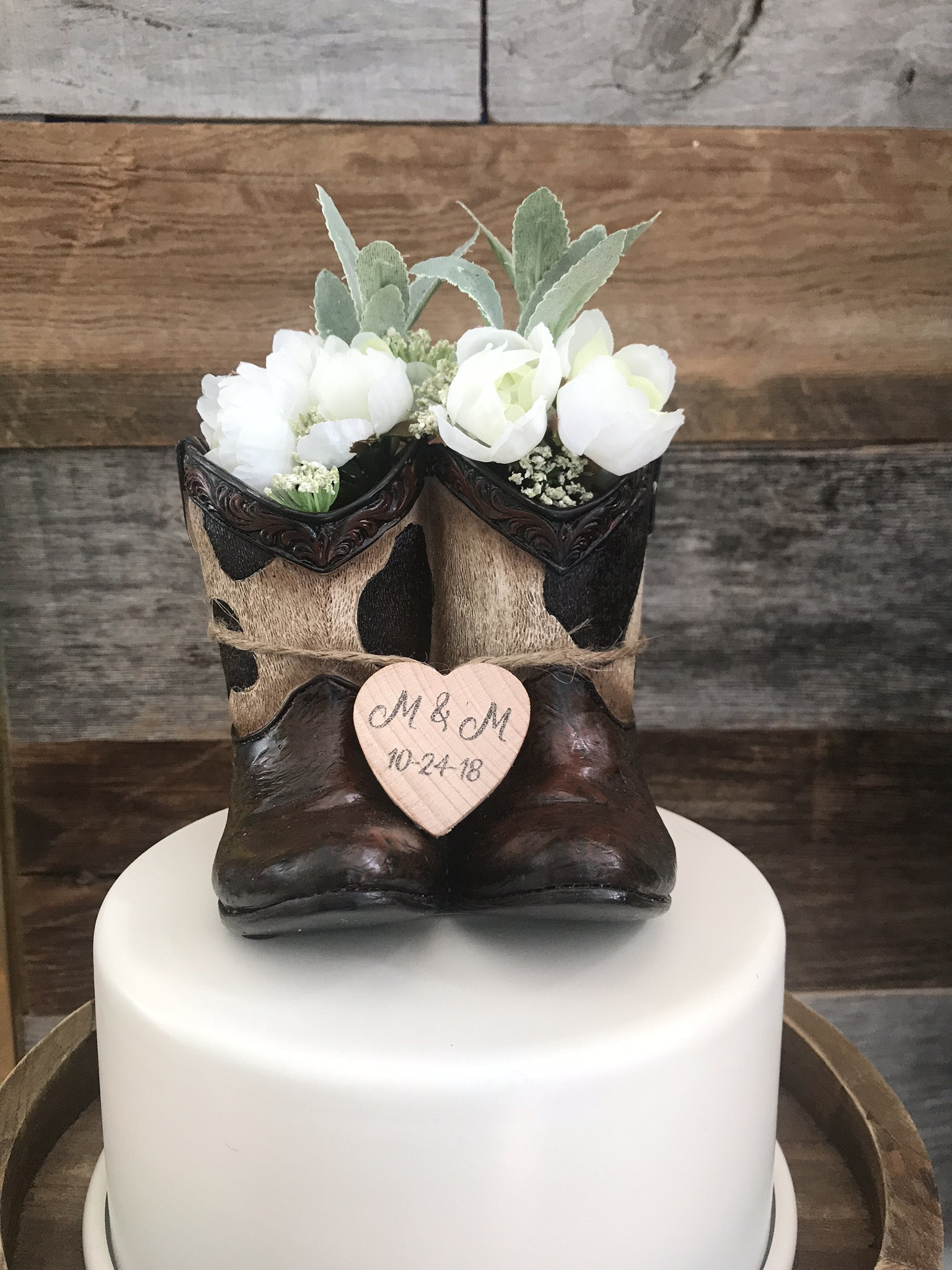 Country Wedding Cake Toppers
 Rustic Wedding Cake Toppers Cowboy Wedding Cake Topper
