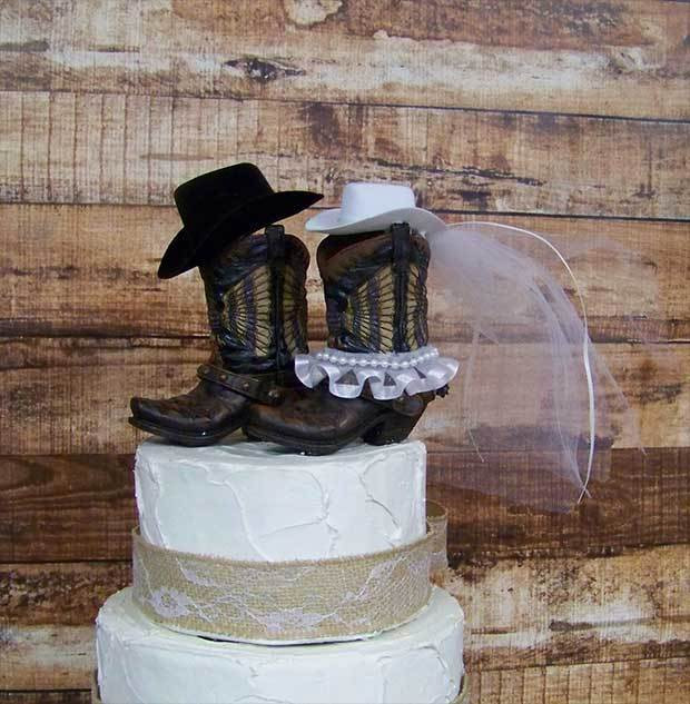 Country Wedding Cake Toppers
 10 Rustic Wedding Cake Toppers – Real Country La s