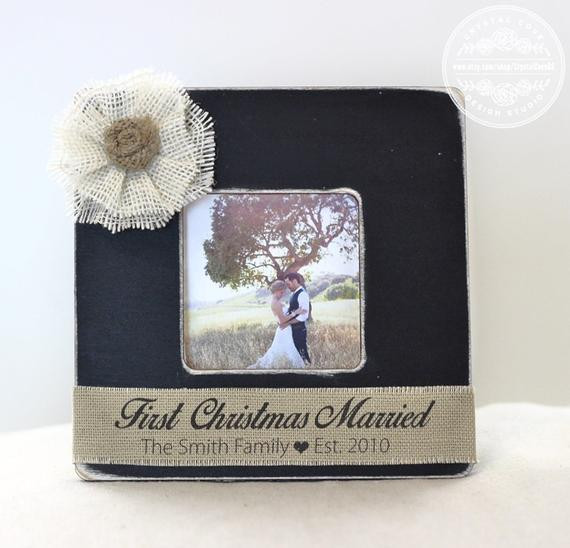Couple'S First Christmas Gift Ideas
 First Christmas Married Newlywed GIFT Wedding Personalized