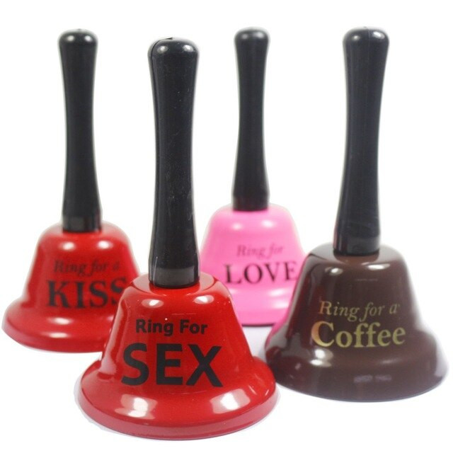 Couples Gag Gift Ideas
 Adult Hen Novelty Ring For Bell Ring for a Kiss Coffee