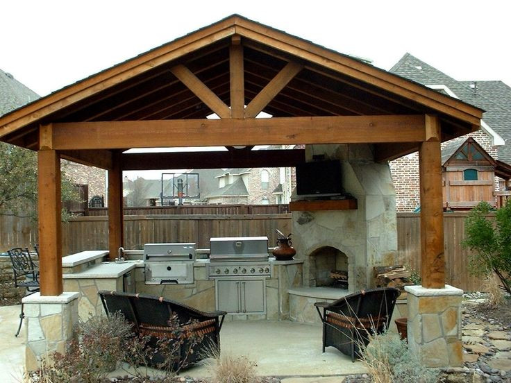 Covered Outdoor Kitchen Structures
 17 Best images about Ramadas Patio Structures on Pinterest