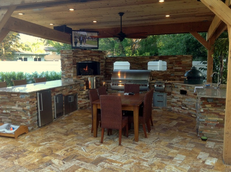 Covered Outdoor Kitchen Structures
 Creative Outdoor Kitchens Pergola Creative Outdoor Kitchens