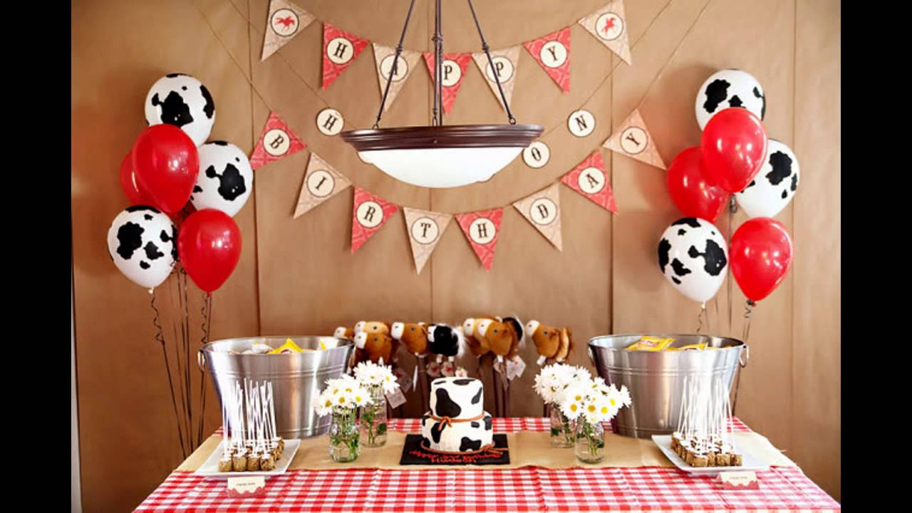 Cowboy Birthday Party Decorations
 Fascinating Cowboy birthday party decorations ideas