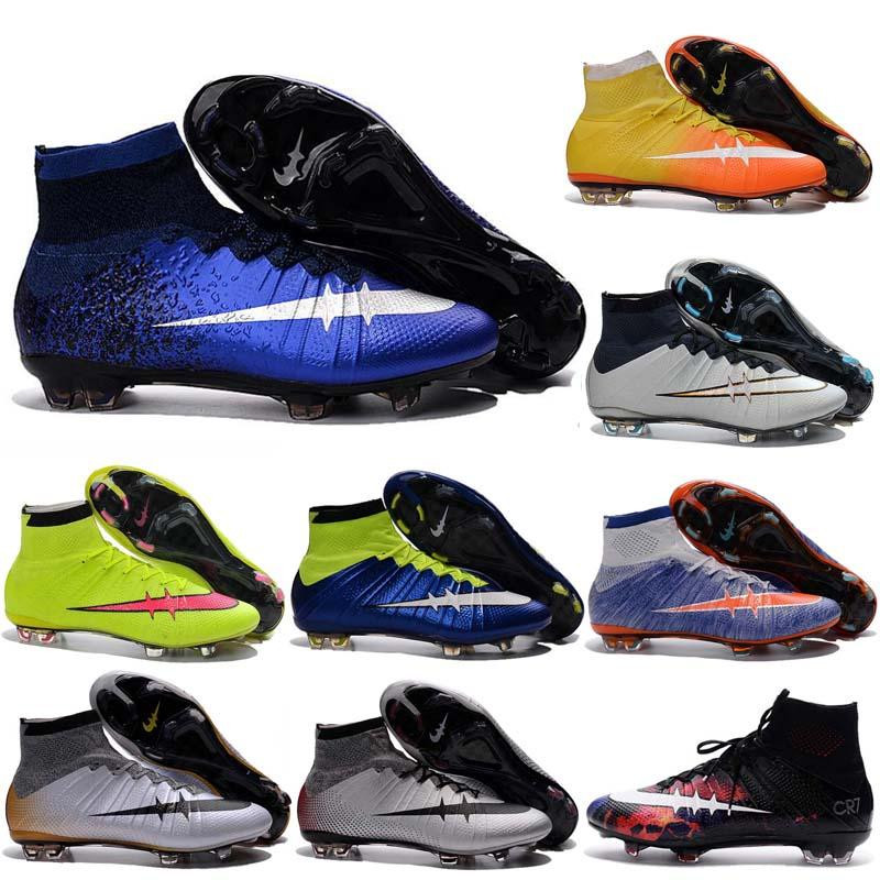 Cr7 Indoor Kids
 2016 Kids Soccer Cleats For Boys Mens Superfly Fg High Top