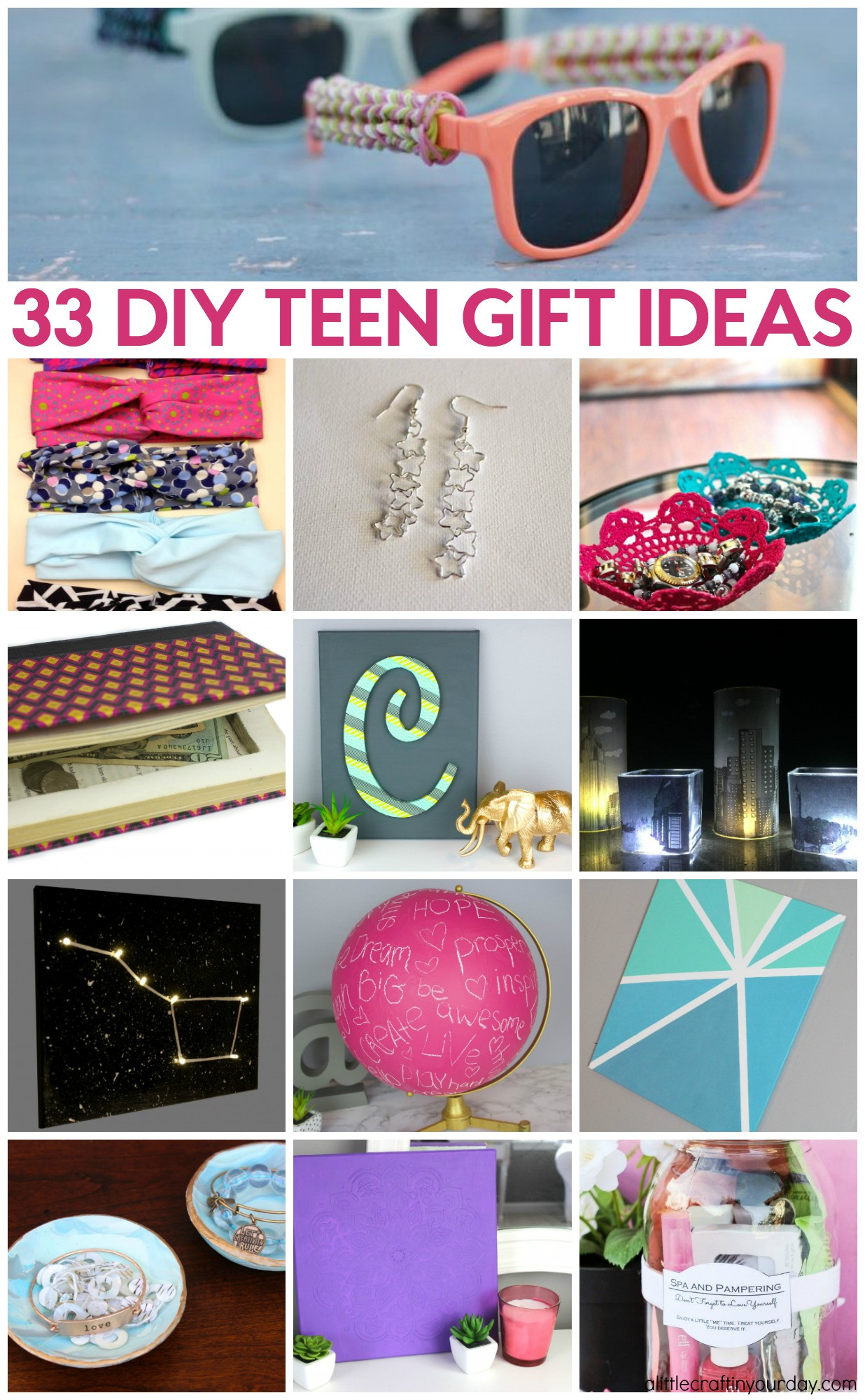 Craft Birthday Gift Ideas
 33 DIY Teen Gift Ideas A Little Craft In Your Day