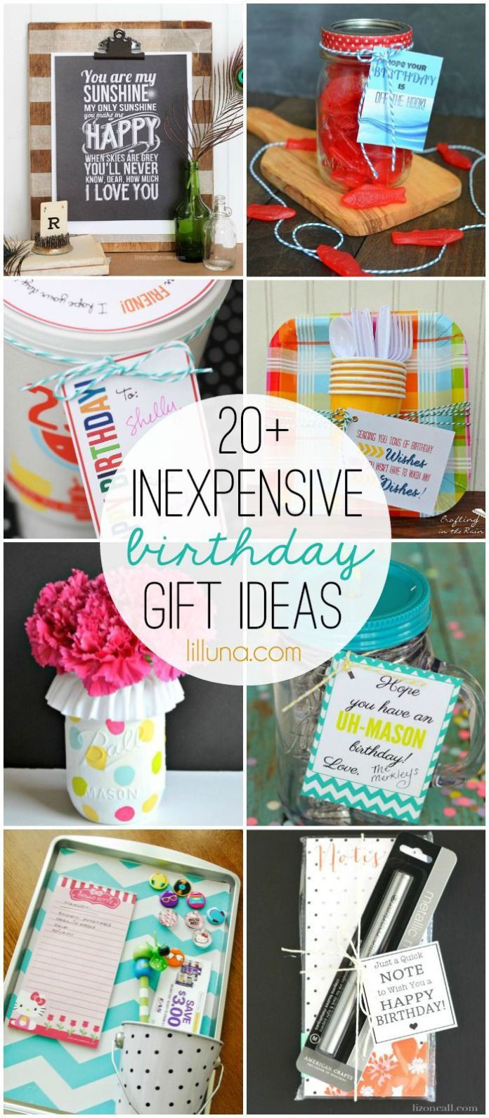 Craft Birthday Gift Ideas
 Best 25 Inexpensive birthday ts ideas on Pinterest