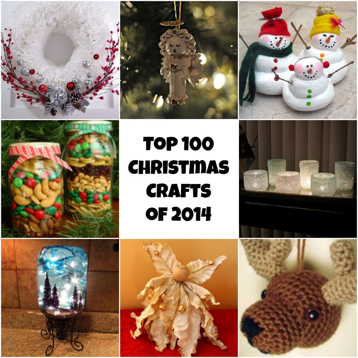 Craft Christmas Gifts Ideas
 Top 100 DIY Christmas Crafts of 2014 Homemade Christmas