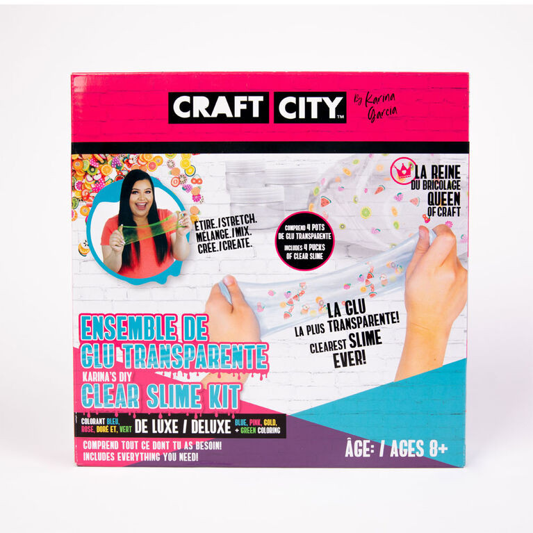 Craft City DIY Slime Kit
 Craft City by Karina Garcia DIY Clear Slime Kit R