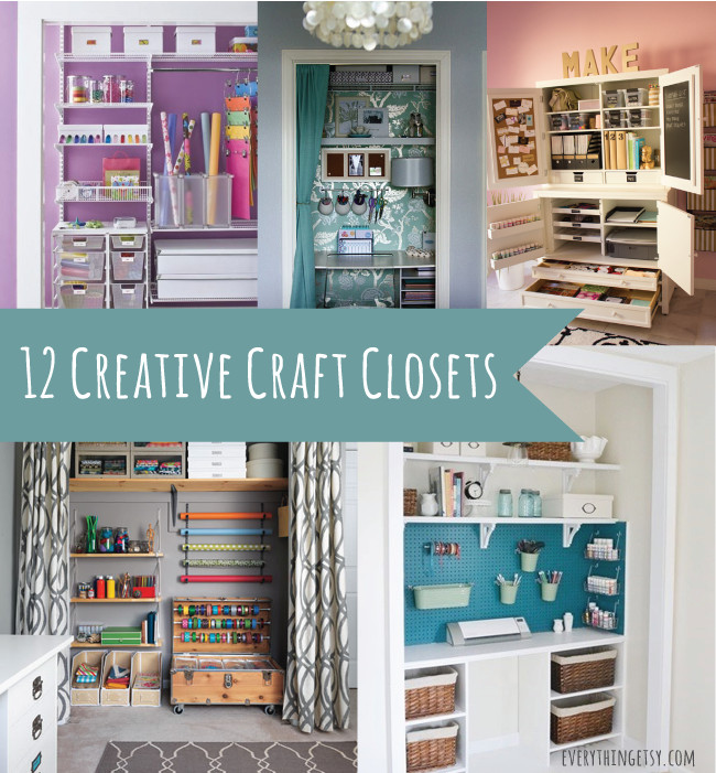 Craft Closet Organization Ideas
 12 Creative Craft Closets amazing ideas