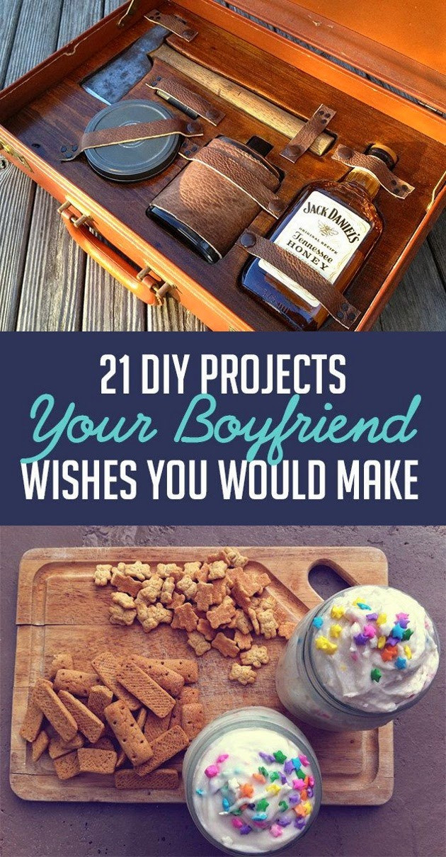 Craft Gift Ideas For Boyfriend
 Craft Project Ideas 21 DIY Projects Your Boyfriend Wishes