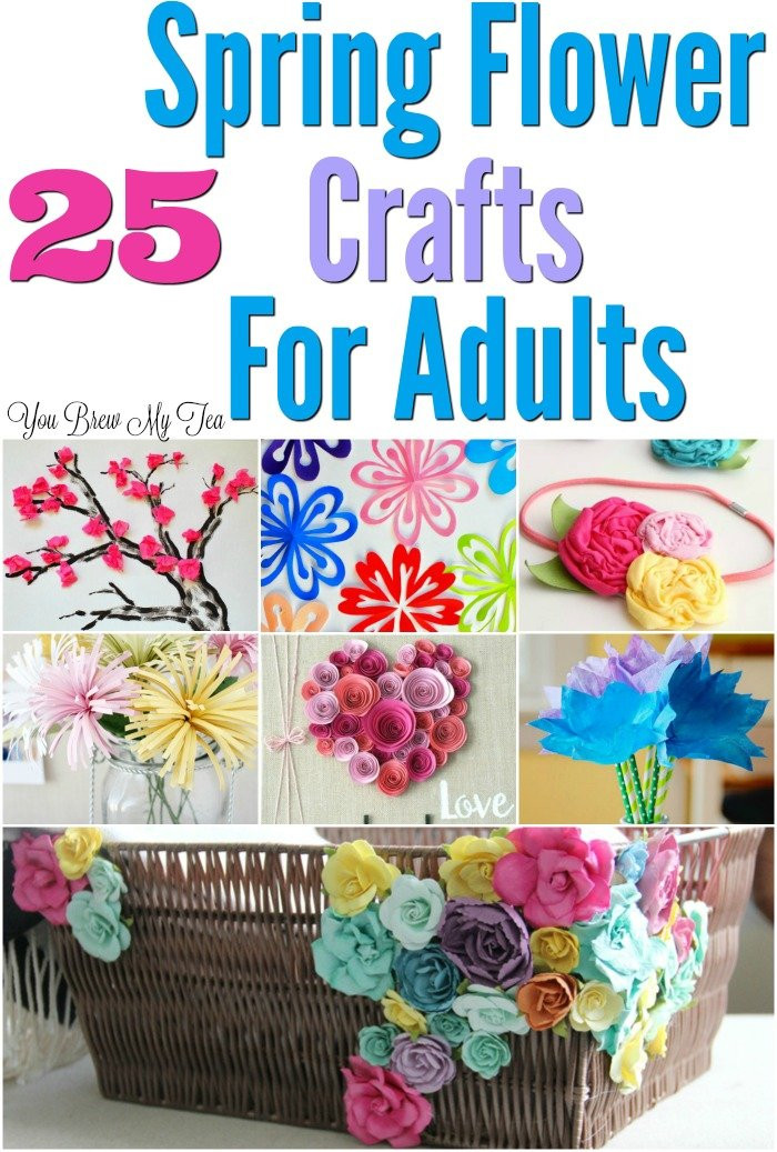 Craft Gifts For Adults
 25 Flower Craft Ideas For Adults You Brew My Tea