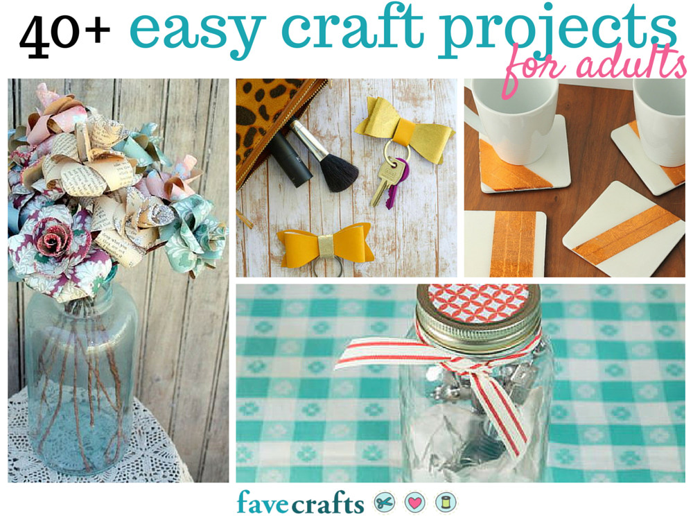 Craft Gifts For Adults
 44 Easy Craft Projects For Adults