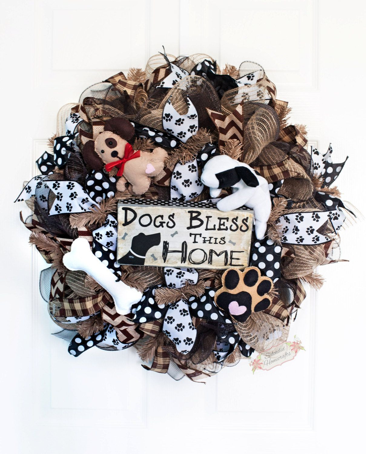 Craft Ideas For Dog Lovers
 24" Dog Deco Mesh Wreath Dog Lovers Wreath Burlap Dog