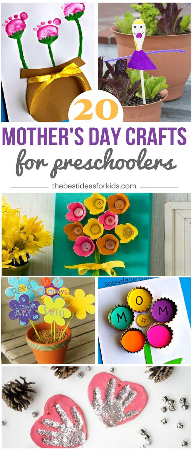 Craft Ideas For Mothers Day
 20 Mother s Day Crafts for Preschoolers The Best Ideas