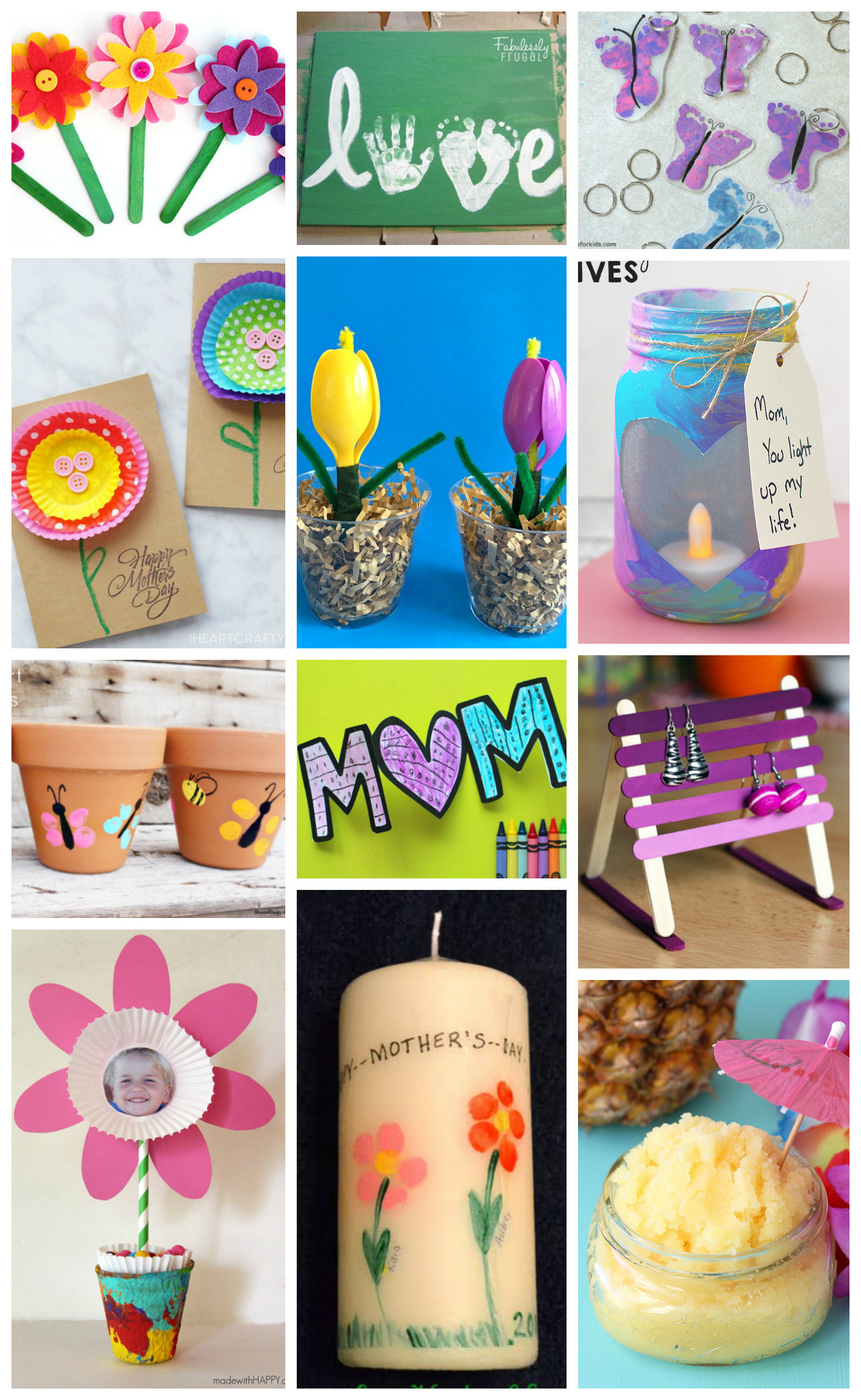 Craft Ideas For Mothers Day
 Easy Mother s Day Crafts for Kids Happiness is Homemade