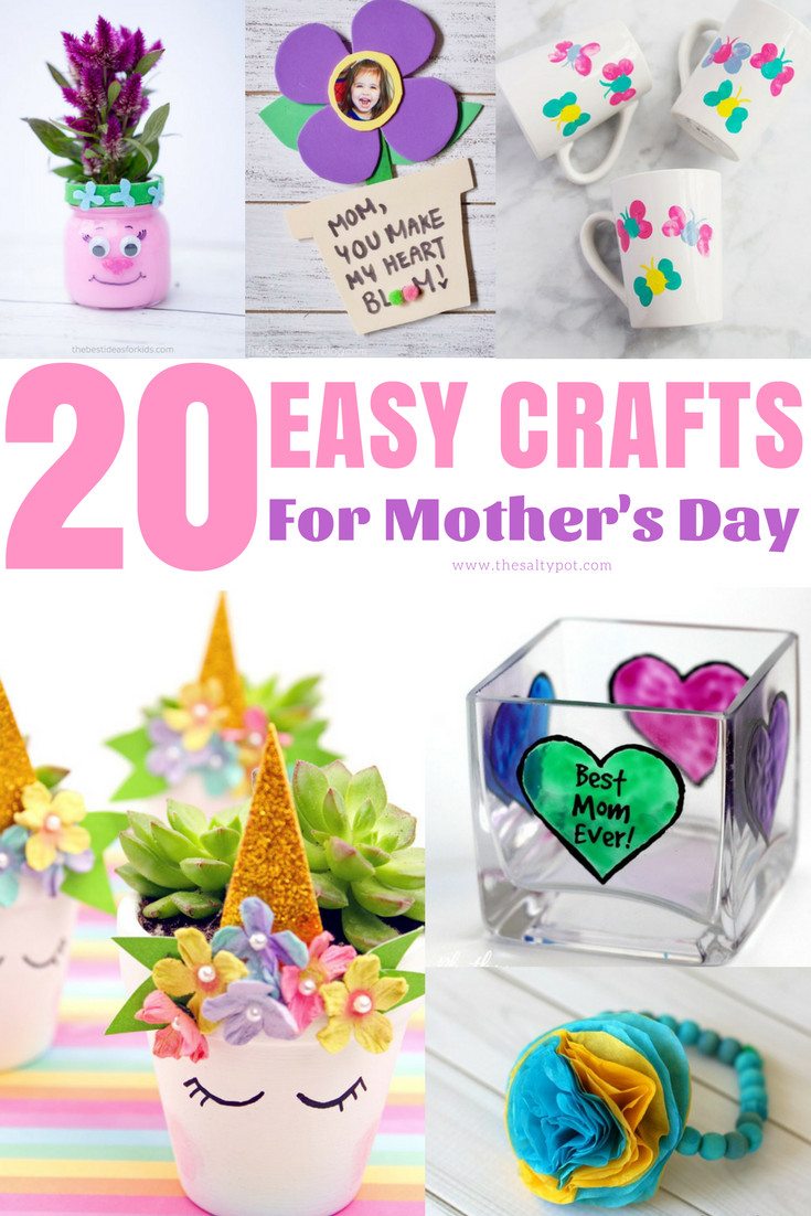 Craft Ideas For Mothers Day
 25 EASY Mother s Day DIY Crafts for Kids