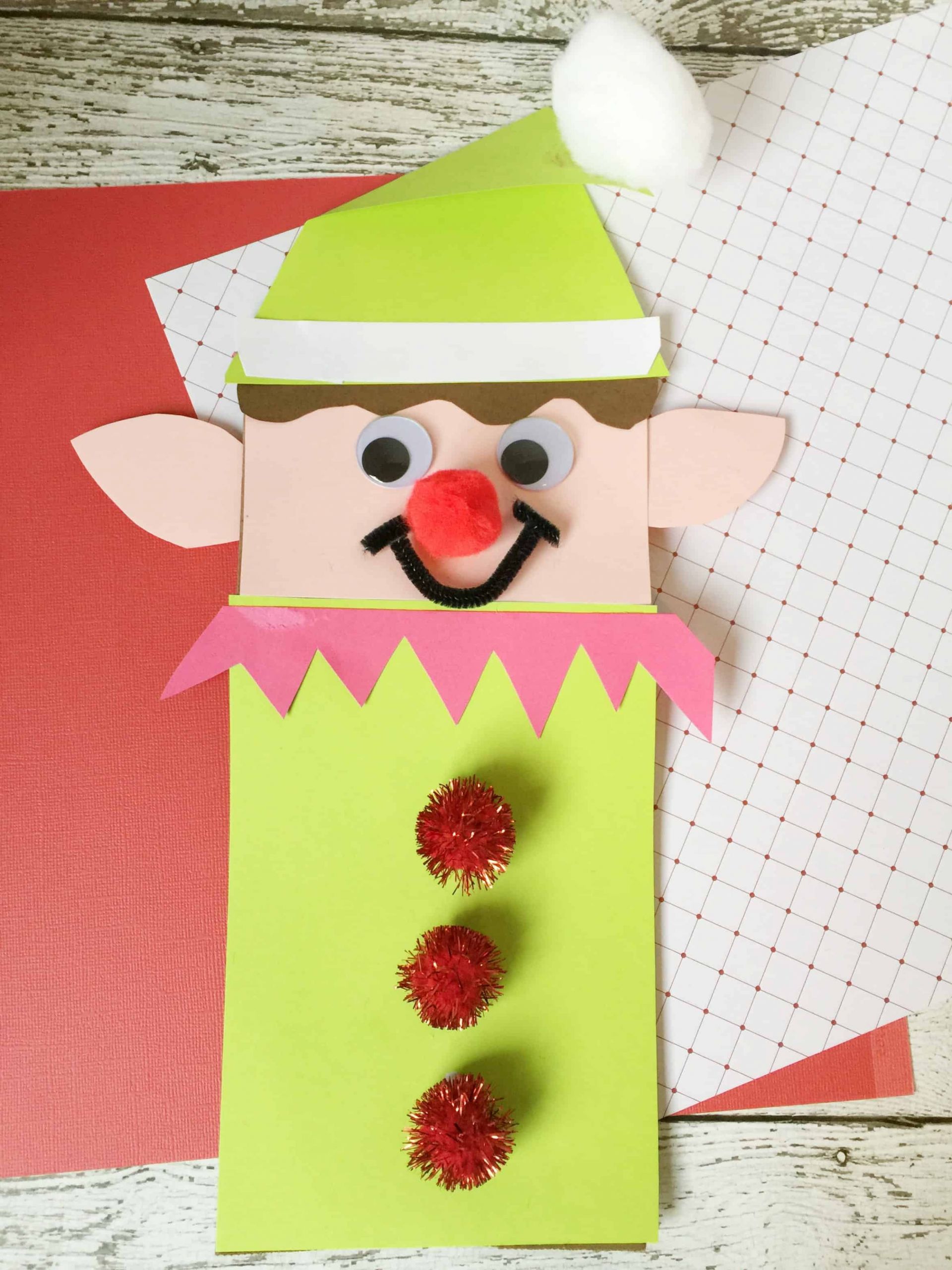 Craft Ideas For Preschool
 Christmas Elf Brown Paper Bag Craft for Kids