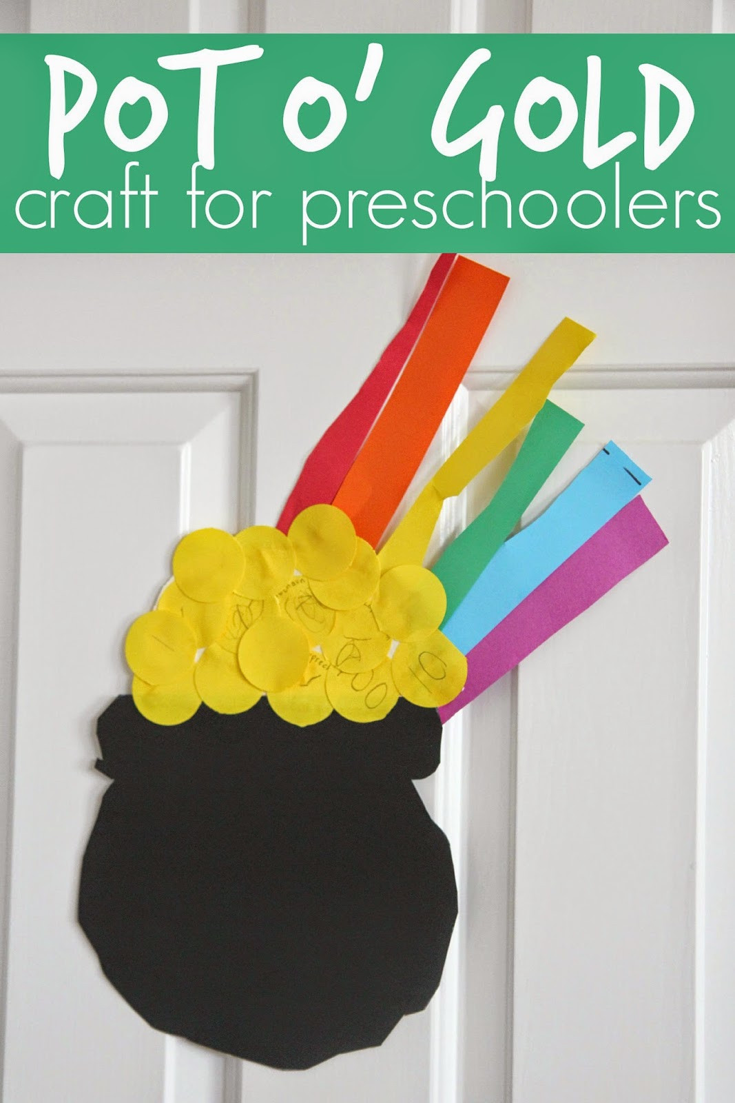 Craft Ideas For Preschoolers
 Toddler Approved Easy Preschool Cutting Craft Pot o Gold
