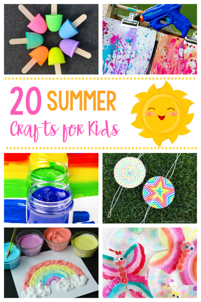 Craft Ideas For Toddlers
 20 Simple & Fun Summer Crafts for Kids