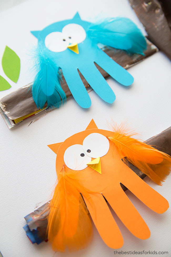 Craft Ideas Toddlers
 Owl Handprint The Best Ideas for Kids