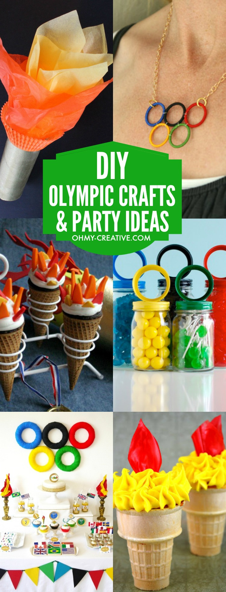 Craft Parties For Adults
 DIY Olympic Crafts And Party Ideas Oh My Creative