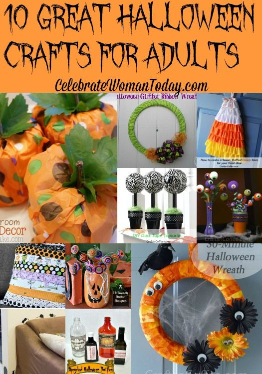 Craft Parties For Adults
 10 Easy Halloween Crafts For Adults