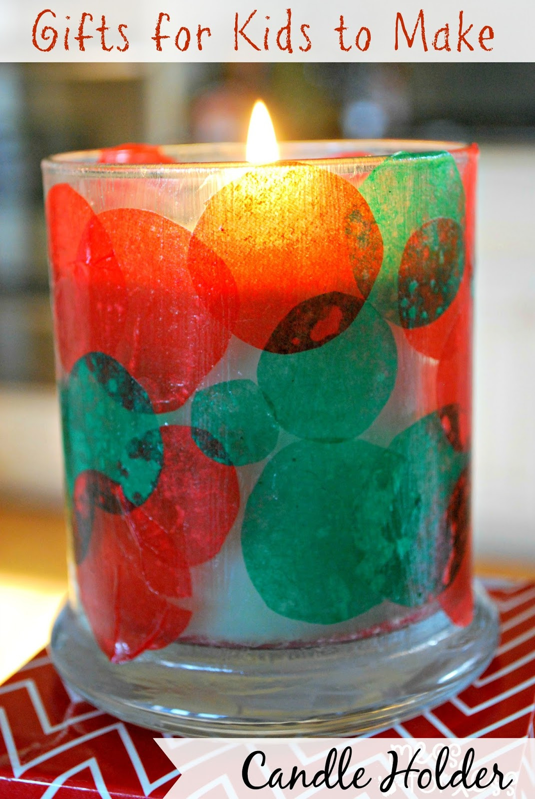 Craft Project For Toddler
 Kids Christmas Craft Candle Holder Mess for Less