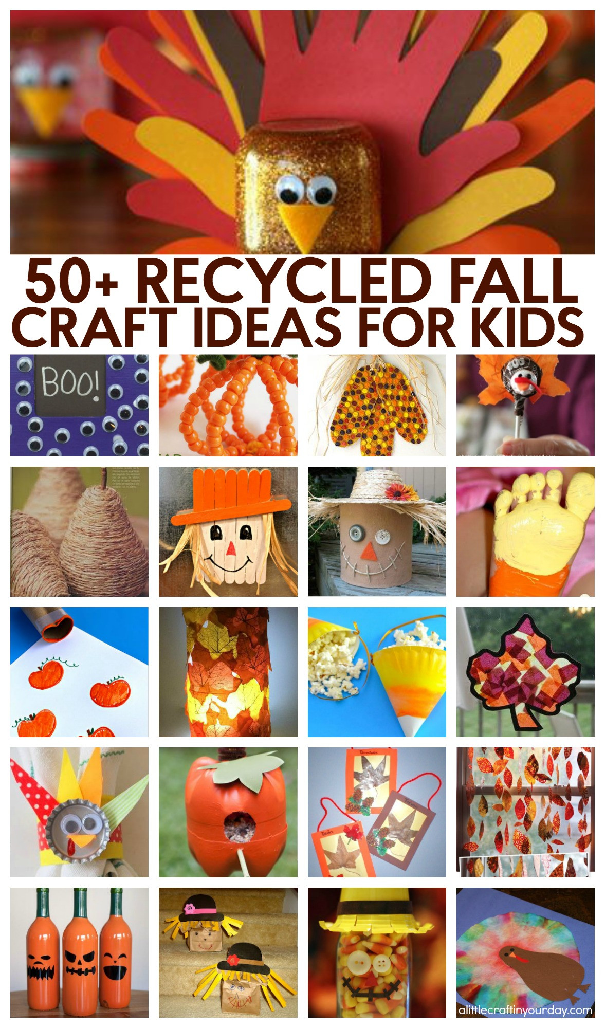 Craft Project For Toddler
 51 Recycled Fall Kids Crafts A Little Craft In Your DayA