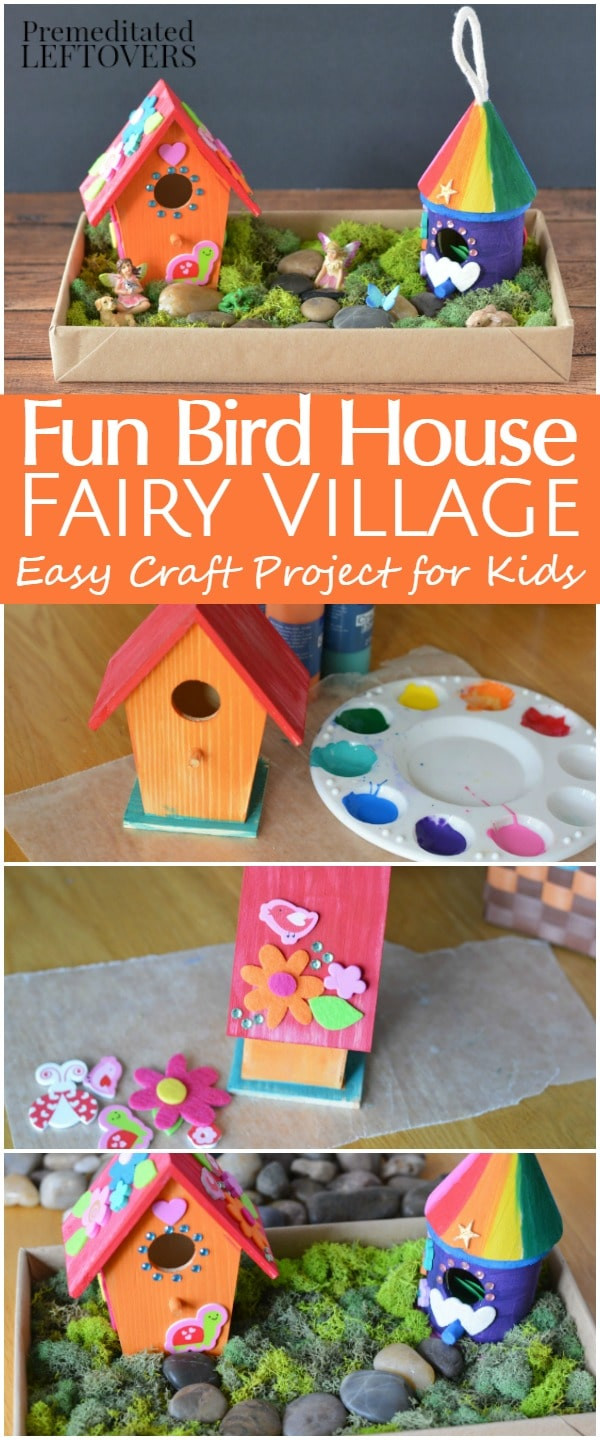Craft Project For Toddler
 DIY Bird House Fairy Garden Craft for Kids