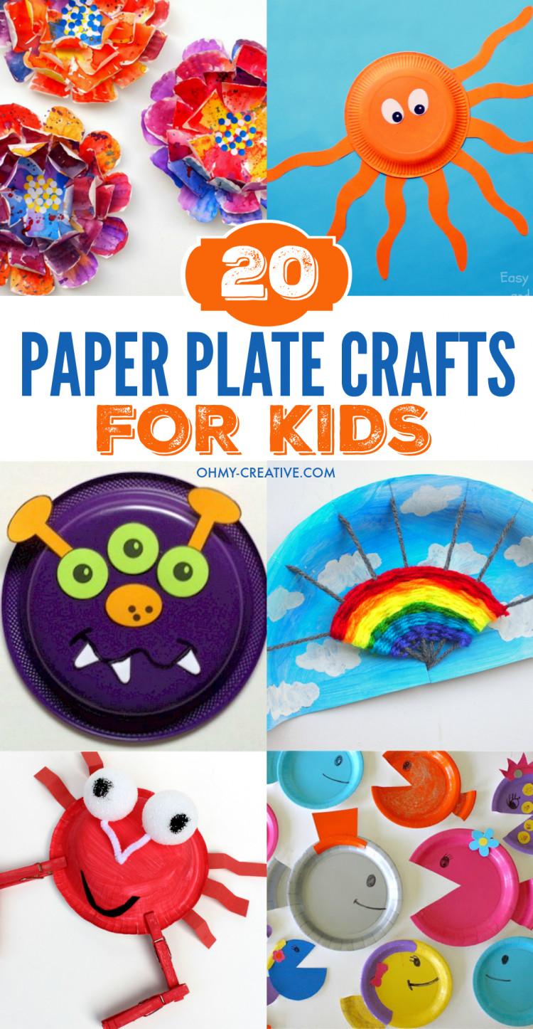 Craft Project For Toddler
 20 Paper Plate Crafts For Kids Oh My Creative