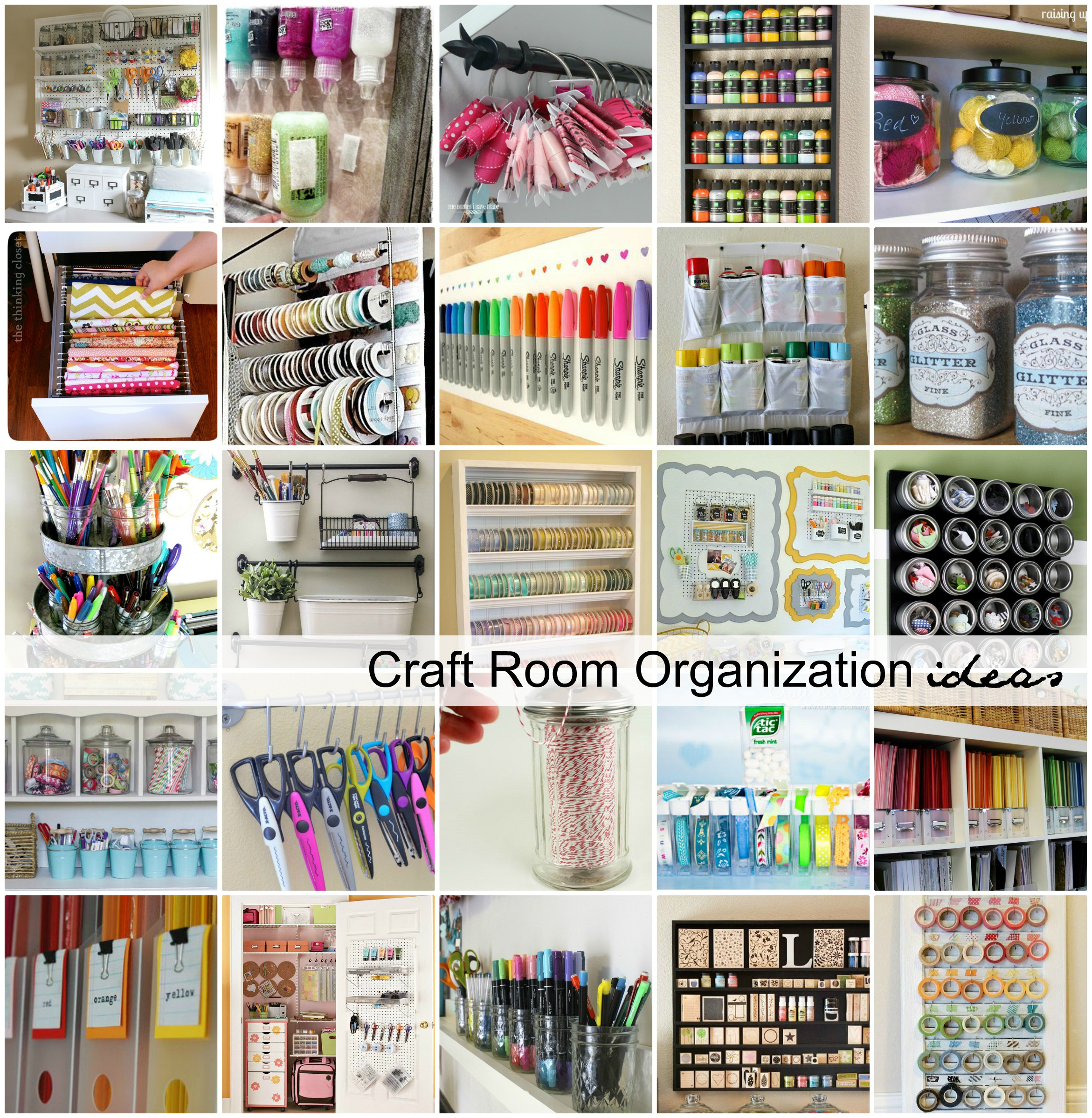 Craft Room Organizing Ideas
 Craft Room Organization and Storage Ideas The Idea Room