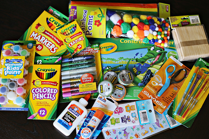 Craft Supplies For Kids
 Kid Friendly Art Station for Kids See Vanessa Craft