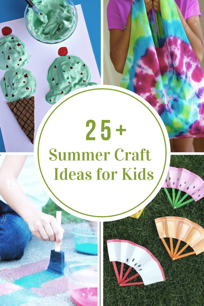 Craft Supplies For Kids
 40 Creative Summer Crafts for Kids That Are Really Fun