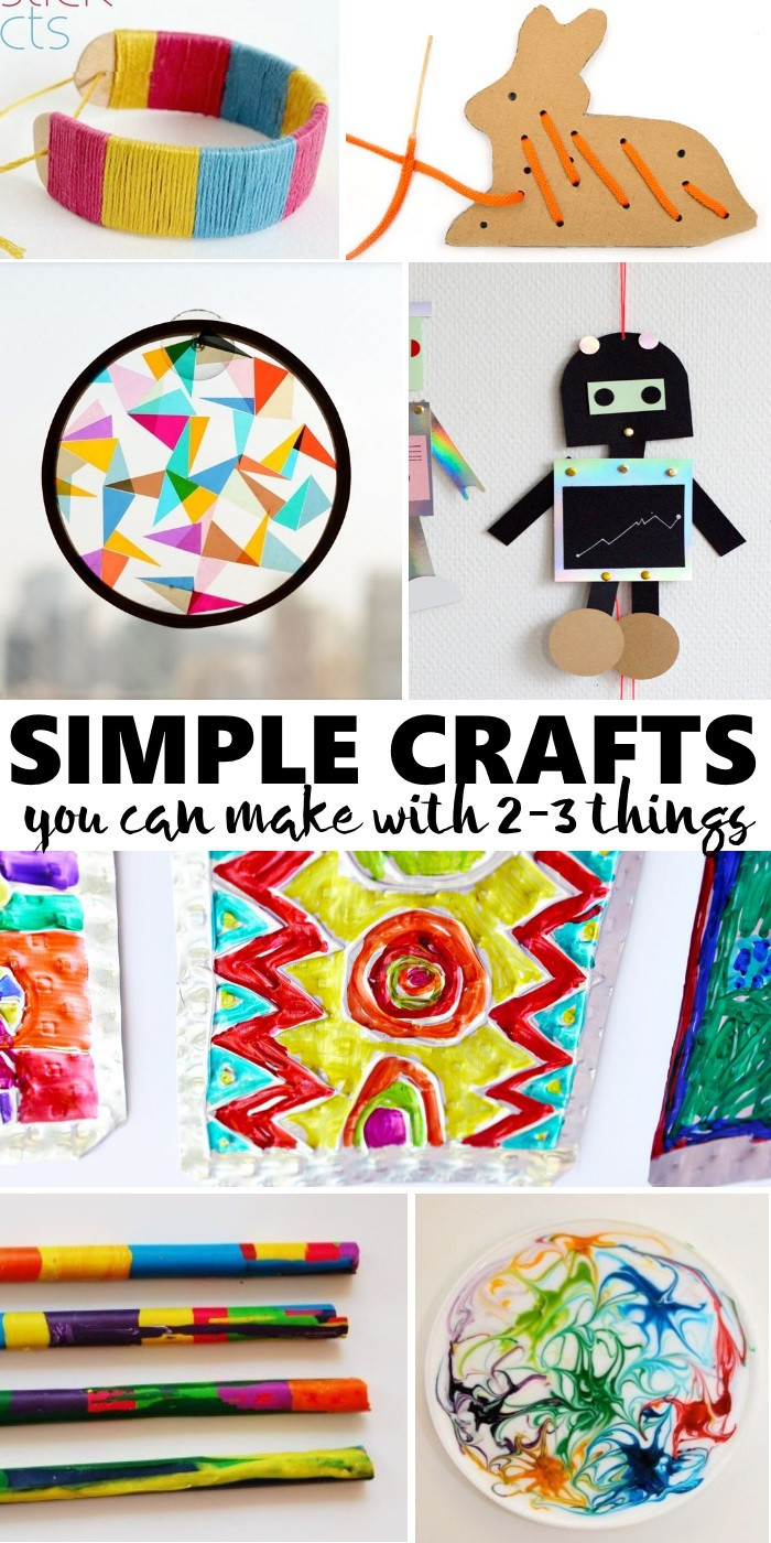 Craft Supplies For Kids
 20 Simple Crafts Kids can Make with only 2 3 Supplies