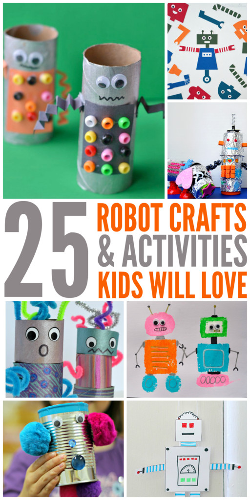 Crafts And Activities For Toddlers
 25 Robot Crafts and Activities for Kids