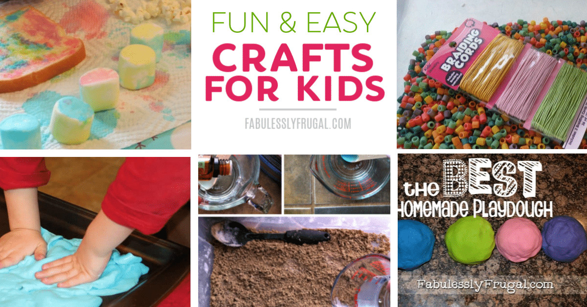 Crafts For Kids At Home
 11 Fun and Easy Crafts for Kids to Do At Home Fabulessly