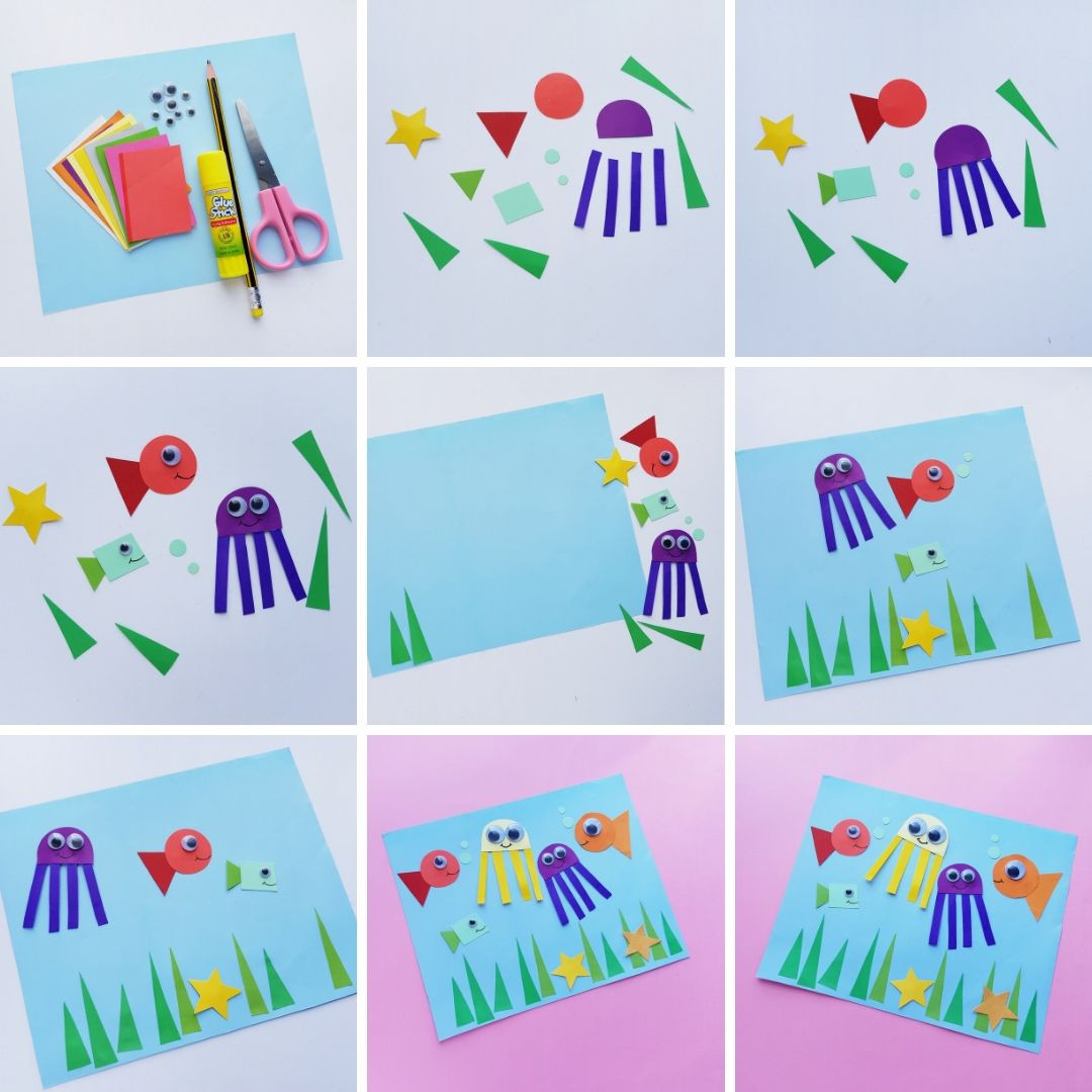 Crafts For Kids Step By Step
 Under the Sea Craft for Kids