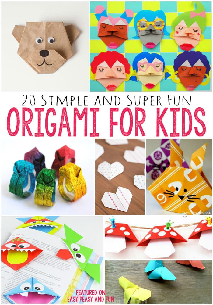 Crafts For Kids Step By Step
 20 Cute and Easy Origami for Kids Easy Peasy and Fun