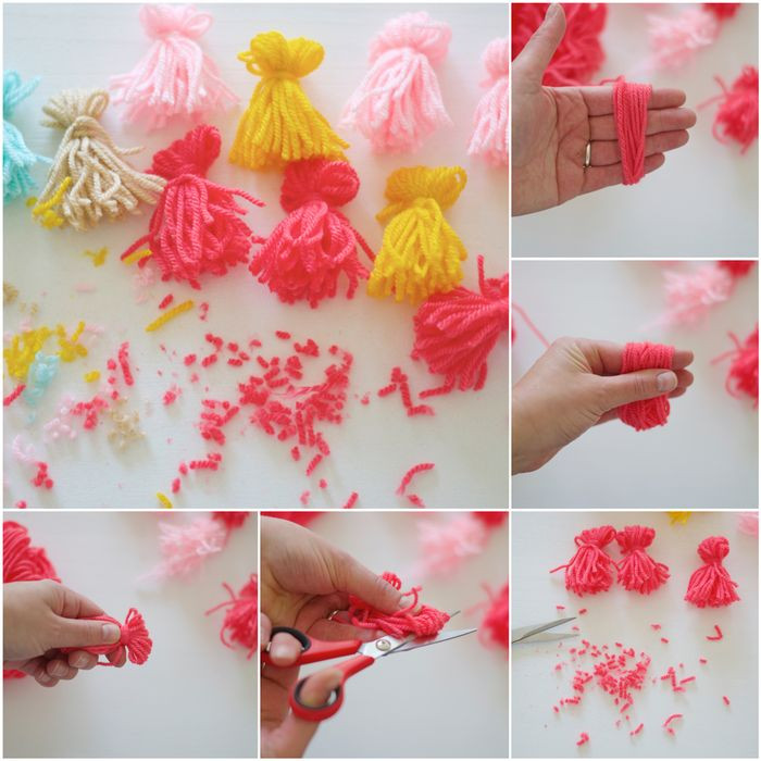 Crafts For Kids Step By Step
 bookhoucraftprojects Project 190 DIY Tassel Bunting to go