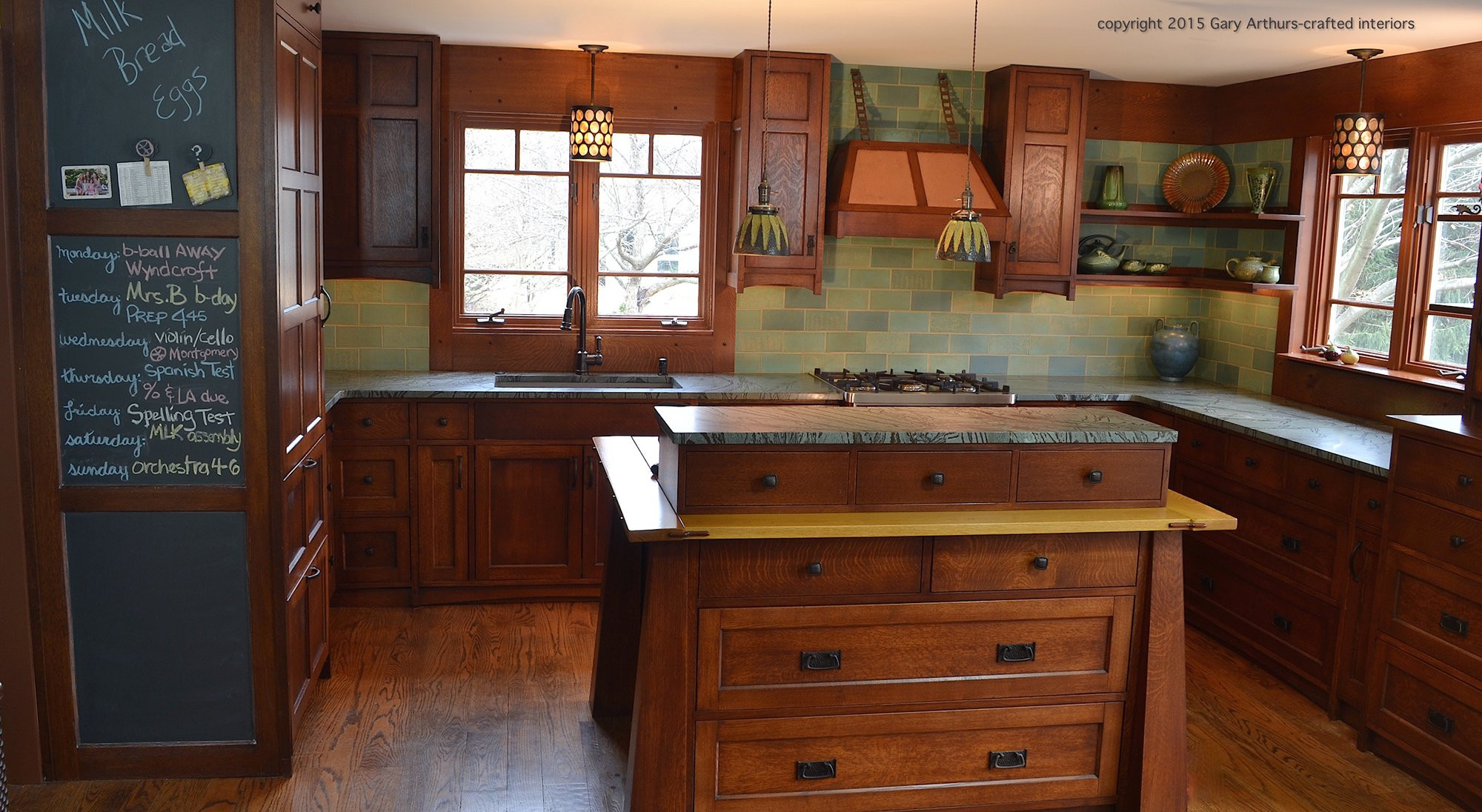 Craftsman Style Kitchen Backsplash
 Create a Craftsman Kitchen Dream with Subway Tile