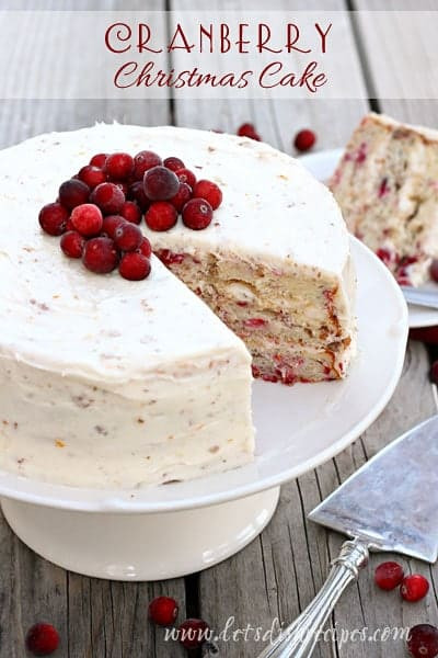 Cranberry Christmas Cake Recipe
 Cranberry Christmas Cake — Let s Dish Recipes