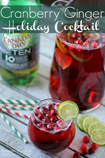 Cranberry Cocktail Recipes
 Cranberry Ginger Cocktail & Quick Cranberry Holiday