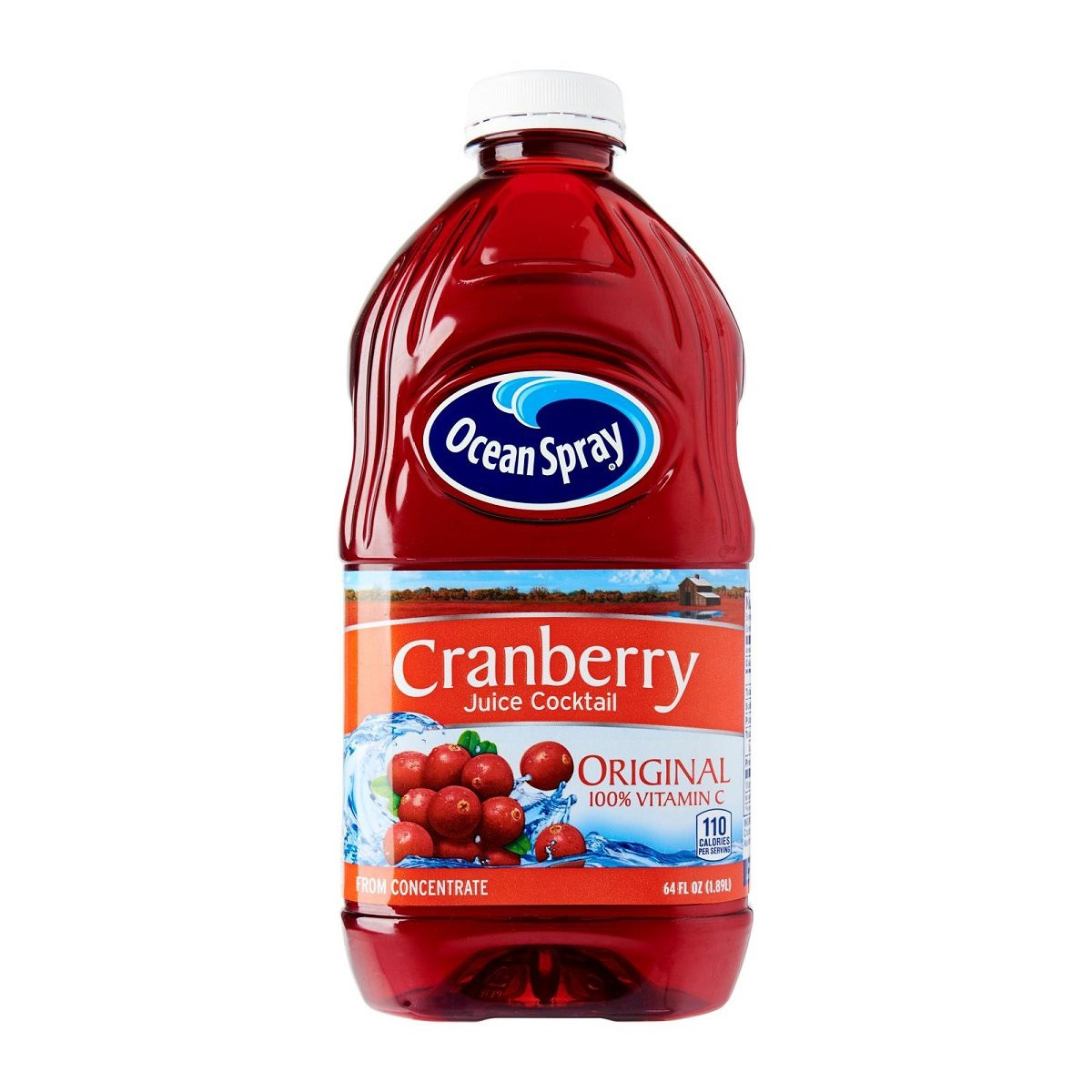 Cranberry Juice Cocktail
 Ocean Spray Cranberry Juice Cocktail Bottle 64 fl oz